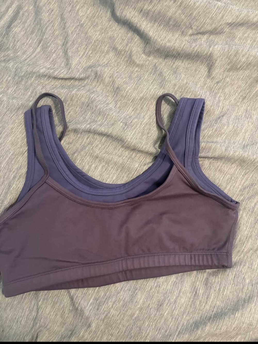 SET Active Dusty Lavender Double-Strap Sports Bra - Picture 2 of 4